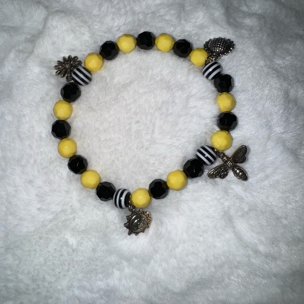 Yellow/black bracelet